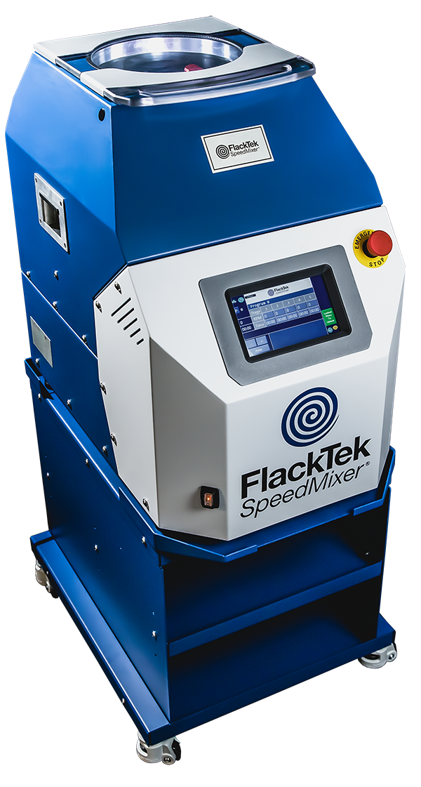 Il versatile miscelatore FlackTek Speedmixer, ideale per varie applicazioni, è raffigurato nell'immagine.